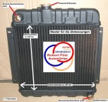 Kühler  Kühlerüberholung, Netzerneuerung Wasserkühler, Instandsetzung, BMW 02, E10, 1502, 1602, 1802, 2002