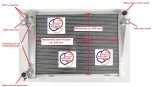 Vollaluminium Kühler Wasserkühler Nachbau für BMW E28, 520i und 525 e > ATM & Schalter
