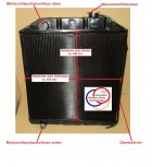 Kühler Wasserkühler NEUAUFBAU / Netzerneuerung, BMW 501 / 502 V8, Modellreihe 335, Schaltgetriebe