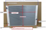 Kühler, Wasserkühler, BMW 5 er, E60, E61, 520 bis 530, Benziner / Automatik
