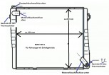 Kühler Wasserkühler NEU, BMW E9, E12, E24, E23, Schaltgetriebe