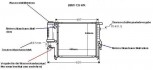 KÜHLER, Erstausrüsterversion Wasserkühler, BMW E36 316 - 328 i & Z3, Automatik mit Klima