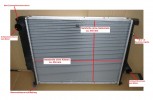 KÜHLER, NR Wasserkühler, BMW E36, 320 - 328i, Schalter