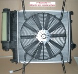 Lüfter, 12V Universal E-Hochleistungslüfter Kit (klein), 410 mm Ziehend