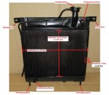 Wasserkühler HL Netzerneuerung / Kühler Überholung  > Borgward Goliat