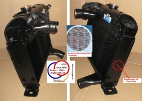 Kühler Neuaufbau, Wasserkühler Netzerneuerung mit Standardnetz, DKW 1000, DKW, DKW Munga