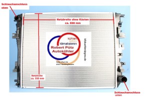 Kühler, Wasserkühler, Dodge Pickup, Dodge RAM 3,0 - 6,4L > Bj: 2013 - 2018