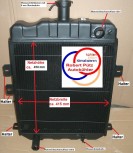 Kühler, Wasserkühler, Radiator, FENDT, Farmer