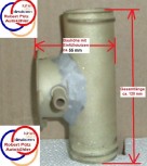 Adapterflansch 38mm / mit Einfüllstutzen / mit Verschlussdeckel