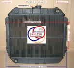 Überholung, Netzerneuerung, Kühler, Wasserkühler, Ford Capri, Schaltgetriebe, 2,0 und 2,3 und 2,8 L