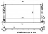 Kühler, Wasserkühler, Mazda 3, BK, 1,4 - 2,0 L, Schalter m. Klima