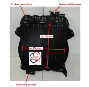 Überholung, Netzerneuerung m. Leistungsverbesserten Netz, Honda S800 Kühler, Wasserkühler