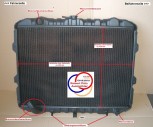 Kühler, Wasserkühler Generalüberholung, NEUAUFBAU bei ihrem Altkühler, Hyundai, Galloper II, 3,0 V6, Automatik