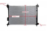 Kühler Wasserkühler Hyundai i20, 1,2 - 1,6 L