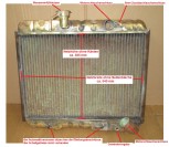 Kühlerüberholung, Kühler Wasserkühler, Jaguar E Type S2, Netzerneuerung (HL)