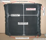 Kühlerüberholung - Kühler Wasserkühler - Jaguar E Type - Serie 1 - Netzerneuerung
