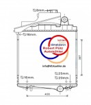 Kuehler, Wasserkuehler für John Deere