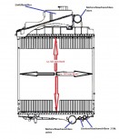 Kuehler, Wasserkuehler für John Deere