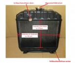 Kubota B7100 HST, Netzerneuerung Überholung Kühler / Wasserkühler