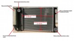 Wasserkühler, Kühler BMW E34 & E36, Schalter ohne Klima