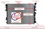 Kühler mit Deckel, Wasserkühler, Dodge Pickup, Dodge RAM 3,7 & 4,7 & 5,7 Bj: 2009 - 2017