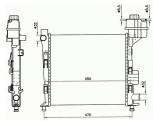 Kühler, Mercedes A Klasse, Mercedes W168, A14, A160, NEU