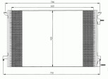 Kondensator Klimakondensator oh. TR, Opel Signum, Opel Vectra C, Fiat Croma