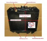 Minibagger, Trecker, Rasenmäher, Kubota, Netzerneuerung Überholung Kühler / Wasserkühler