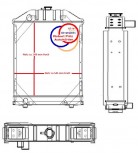 Kühler, Wasserkühler, Traktoren, Fiat Agri