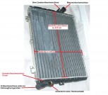 KÜHLER, Wasserkühler, Audi 80, Audi 90, bis 2,3L, a. VW Modelle