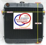 KÜHLER, HL - Wasserkühler mit TH - NEU, OPEL Manta B, Opel Ascona B, Record E Schaltgetriebe