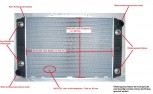 Wasserkühler, Kühler für Porsche 928, ccm 4,5 - 5,0