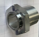 Aluminium Schweißgewinde in M22*1,5 (metrisch 22mm mit 1,5 mm Steigung)