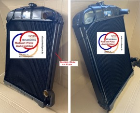 Kühler Überholung, Netzerneuerung Wasserkühler Mercedes Adenauer, Mercedes W186, W189, Adenauer 300, 300b, 300c, 300d, CD