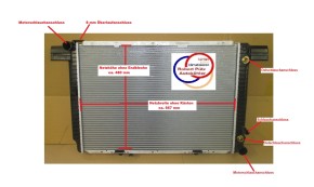 KÜHLER Wasserkühler neu, Mercedes, R129, W129, SL 500