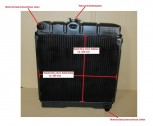 Wasserkühler, Kühler Überholung für Mercedes 250 CE, 250 C, 250 Coupe, W114, Schaltgetriebe