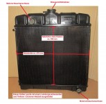 Wasserkühler, Kühler Überholung (LV) für MERCEDES W110, Heckflosse