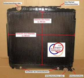 Kühler Überholung Wasserkühler Mercedes Benz W116 350 & 450 SE & SEL , 1165011801
