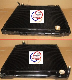 Kühler Überholung / Netzerneuerung (ST), Wasserkühler, Mercedes Benz W116, 350 & 450 SE, SEL, Schaltgetriebe