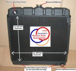 Wasserkühler Kühler, Mercedes / 8 W114, Coupe, für 250 - 280 Benziner -ATM & Schalter (024)