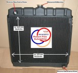 Wasserkühler, Kühler, Mercedes /8 W115, Benziner 220 & 230.4, Schalter, 1145011001 (025)