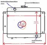 Wasserkühler, Kühler, Mercedes / 8 W115 Schalter, Benziner 200 & 230 (023)