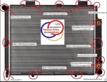 Kühler Wasserkühler Mercedes, W210 & S210, Mercedes E Klasse, E240 - E320, E200D - E250D