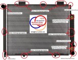 Kühler Wasserkühler Mercedes, W210 & S210 Mercedes E Klasse, E200 - E320, E200D - E250D
