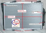Wasserkühler, Kühler Mercedes CLK 200 u 230 Kompressor