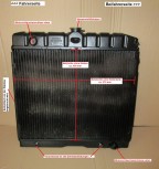 Wasserkühler, Kühler Überholung (VS) für MERCEDES W108, W109, W111