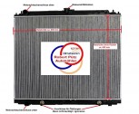 Kühler, Wasserkühler Nissan, Pathfinder 3 R51, Navara NP300 D40, 2,5 dCi