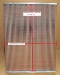Kühlernetzanfertigung 480*377*36 aus Kupfer / Messing z.B. für Audi