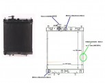 Kühler, Wasserkühler, Nissan Micra, K11, (Manuell / Schalter)