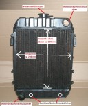 Generalüberholung  Netzerneuerung KÜHLER, Wasserkühler, OPEL, Kadett C & Kadett B, Automatikgetriebe